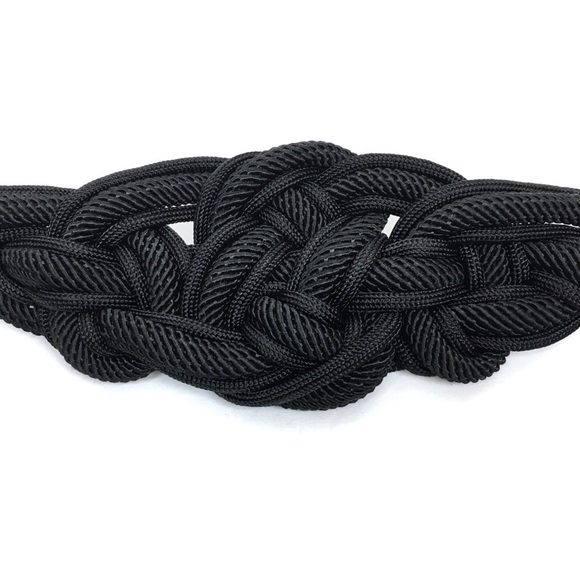 VINTAGE Belt Leather Shop Braided Woven Cord Boho 80s 90s Retro Western Festival main image 8